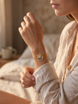 Lifestyle A · Pulseras Sol y Luna · Dorado