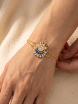 Scale/Size · Pulseras Sol y Luna · Dorado