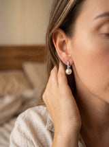 Lifestyle A · Pendientes de Perla · Plateado